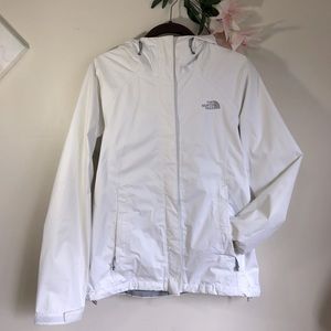 North Face Rain Jacket, women’s white